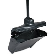 Rubbermaid Commercial Lobby Pro Upright Dustpan, Cover, 12.5"W, Plastic Pan/Metal Handle, Bk FG253200BLA